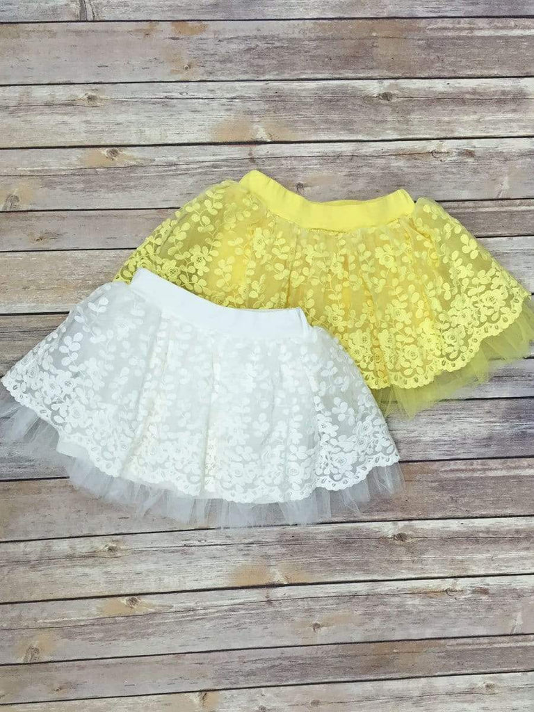 Sweet lace tutu skirt