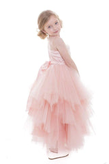 Tutu Style First Communion Dress with Sequin Removable Belt
